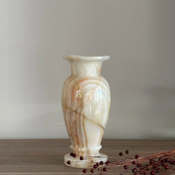 Vintage Onyx Vase - Picture 1 of 5
